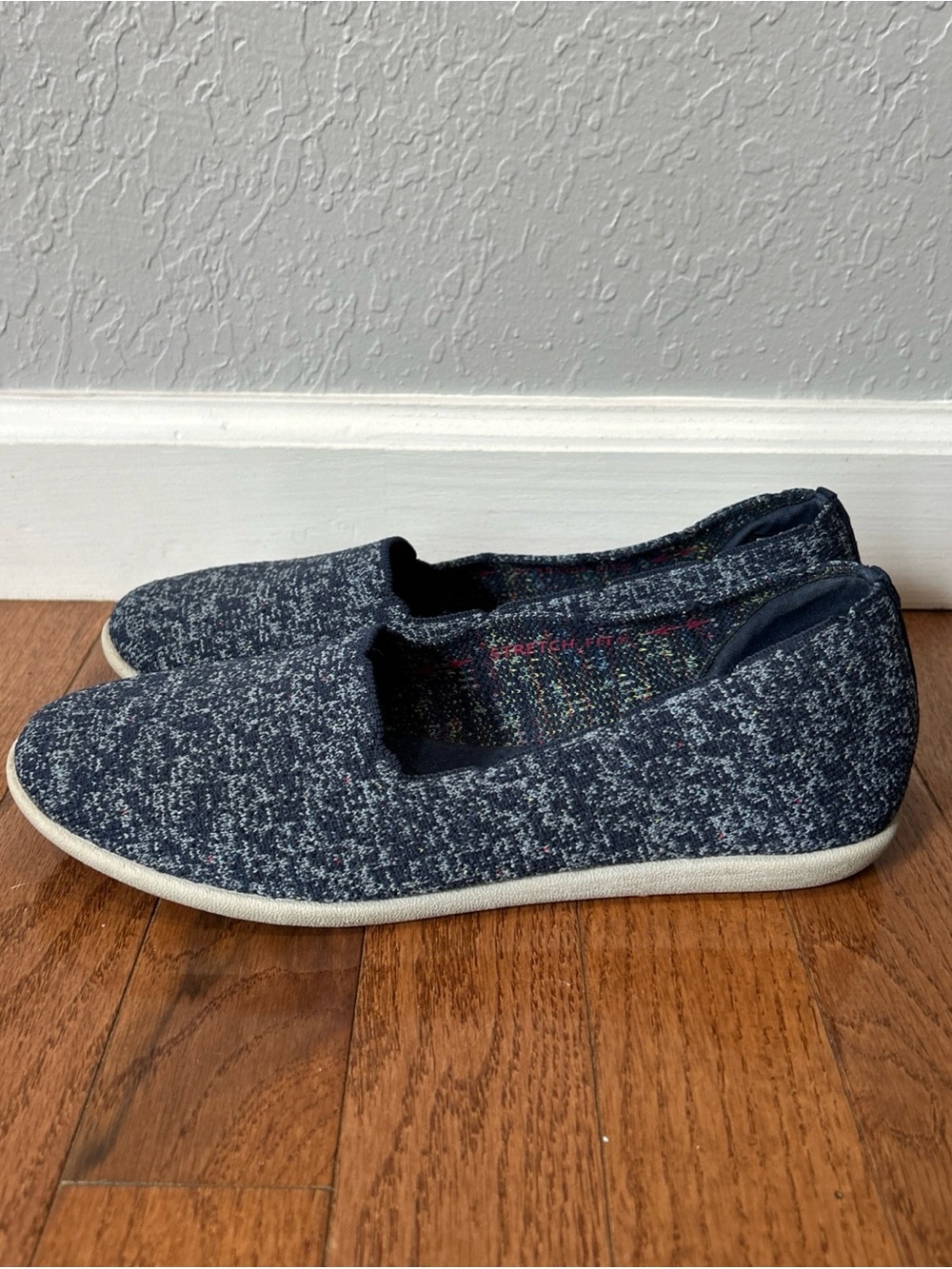 Skechers Slip On Sneakers Loafers Flats Shoes Women’s Size 7 Blue